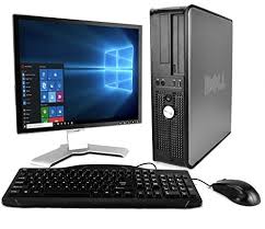 Dell Optiplex With 20 Inch Monitor Core 2 Duo 3 0ghz 8gb Ram 1tb Hdd Windows 10 Professional Black Renewed