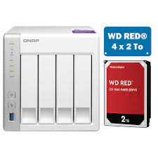 Virtual private networks (vpn) offer secure connections to access network resources and. Qnap Ts 431p2 1g Nas Server Wd Red 8tb