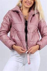Gul Kurusu Bayan Sisme Mont 10371b Kiyafet Elbiseler Stil