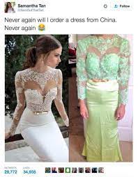 Hilarious Expectation Vs Reality When Girls Buy Dresses Online Wedding Dress Fails Dresses Online Wedding Dress
