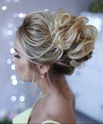 Image Result For Messy Buns For Prom Hair Styles Messy Wedding Hair Medium Hair Styles