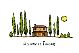 These beautiful doorways can be transformed into a contemporarystyle with a fresh, light coat of paint and new windows. Tuscany Landscape Illustration Stock Vector Illustration Of Agriculture House 95519947