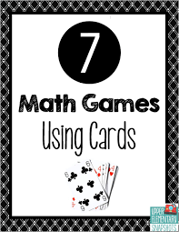 Maybe you would like to learn more about one of these? 7 Math Games Using Playing Cards Math Card Games Math Fact Games Math Games