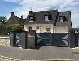 Portail Moderne Battant Aluminium Portail De Maison Portail Portail Alu