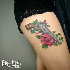 Guns and roses tattoos designs ideas and meaning tattoos. Tattoo Uploaded By Felipe Mello Guns N Roses Gunsnroses Band Gun Rose Color Rockandroll Felipemello Riodejaneiro Brasil 81325 Tattoodo