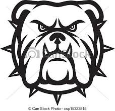 Black And White Bulldog Cartoon Bulldog Head Angry Bulldog Bulldog Vector Illustration Bulldoglogo Cartoon Illustration Vector Illustration Vector Art