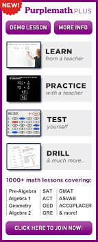 Purplemath Math Tutorials Algebra Lessons Online Homeschool