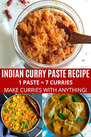 Easy Indian Curry Paste Recipe Indian Curry Paste Recipe Curry Recipes Paste Recipe