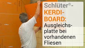 Männer und frauen gewöhnlich setzen harte arbeit mit das haus aus dem grund, dass sie wünschen eine attraktive und. Schluter Kerdi Board Ausgleichsplatte Bei Vorhandenen Fliesen Youtube