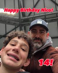 14 years. Wow. My little buddy is starting to get…. well not so little. His  wit is sharp. He's wicked smart. Knows his way around the soccer field.  Becoming a demon in