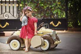 Royce Winnick Photography Vintage Car Toddler Audrey Hepburn Toddler Photoshoot Vintage Photoshoot Baby Girl Pictures