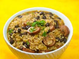 Black Beans And Rice With Sausage A Recipe For Easy Kick N Turkey Sausage With Black Beans And Rice Made With Onion Garlic Turkey Sausage Black Beans Chicken Broth Chili Powde Turkey Sausage