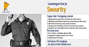 Jakarta lowongan kerja d3/s1 lowongan kerja terbaru sma/smk via online/website. Rekrutindo On Twitter Lowonganpekerjaan Lowongankerja Job Loker Lokerjakarta Lowongan Kerja Jakarta Security Securityguard Securityjob Https T Co Rmrc4hdtj4