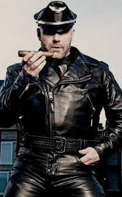 Pin By Jorge R On Leathermen 2 Leather Jacket Men Leather Cigar Men