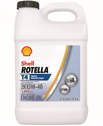 Shell Rotella T4 15w40 Heavy Duty Diesel Oil 2 5 Gallon 10006399