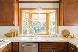 Marble, see how a daltile quartzite countertop can refresh your kitchen. Warm Mission Style Kitchen With Wood Cabinets And White Taj Mahal Quartzite Craftsman Kitchen San Diego By Danielle Interior Design Decor Houzz