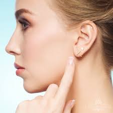 Solid 14k Yellow Gold Hoop Earrings With Gold Bar, Hoops That Will Hug