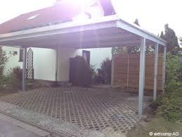 Carport Pultdach Trapezblech Seitenverkleidung Larchenhozlatten Quer Carport Pultdach Carport Stahl