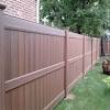 Vinyl fences rely on an interlocking component system. 1