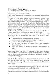 Sie setzt leidensfähigkeit voraus und ist meist mit der überzeugung verbunden, für übergeordnete werte zu kämpfen. AÅbersetzung Druid Magic Willkommen Auf Der Homepage Von Dr