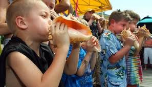 Seventh-Generation Key Wester Wins 50th Conch Shell Blowing Contest
