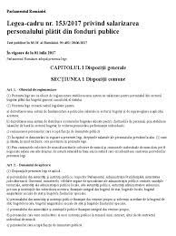 Imprumutatii aunt obligati a tine la dispozitia organelor de. Legea Salarizarii 2017 2022