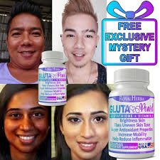 Original Gluta Pearl Glutathione Vitamin C Maximum Strength Skin Whitening Pills 60 Capsules Halal Face Body Shopee Malaysia