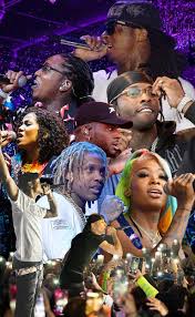 | see more futuristic rapper wallpaper looking for the best rapper wallpaper? Self Made Rapper Collage Wallpaper Pt2 Hiphopwallpapers