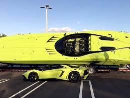 Motorsailers for sale on ebay are meant for longer cruises. Buy This Lamborghini Aventador Sv Get A Matching Speedboat