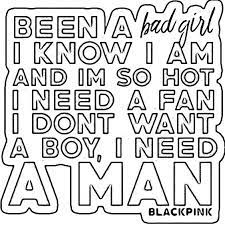 The insider from yg stated that the color and the name has a related meaning. Blackpink Coloring Pages To Print Blackpink Reborn 2020