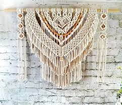 Macrame Wall Hanging For Your Home Decor Large Fiber Art Etsy Macrame Patterns Macrame Wall Art Macrame Design