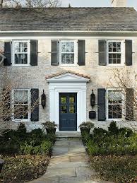 11 Ways To Add Color To Your Home S Exterior Colonial House Exteriors Colonial Exterior Facade House