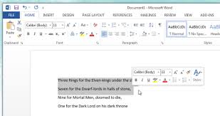 How To Disable The Mini Toolbar In Office 2013 Toolbar Words Word File