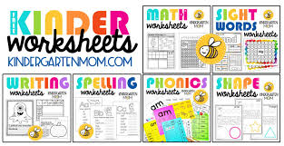 Download and print the worksheets to do puzzles, quizzes and lots of other fun activities in english. Kindergarten Worksheets Kindergarten Mom