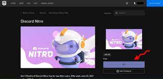 According to a post by discord about the collaboration, you have to be logged into the correct account before you download nitro. Gukvv Es2norym