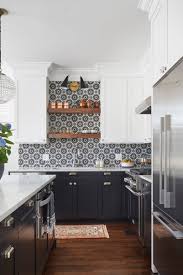 Black And White Kitchen Backsplash Ideas Cement Alhambra Black White Square 8 X8 X5 8 In 2020 Kitchen Design Color Home Decor Kitchen Kitchen Renovation
