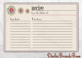 Recipe Template For Word Recipe Template Word Recipe Template For Word Recipe Cards Printable Free Recipe Cards Template