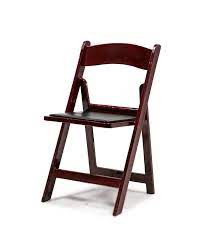 Children's white resin folding chair. Mahogany Resin Folding Chair A Chair Affair Inc