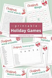 You know, just pivot your way through this one. Free Printable Christmas Games For Adults And Older Kids