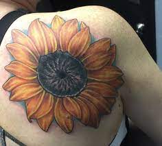 Sunflower Tatroo Tattoos Sunflower Tattoos Maple Leaf Tattoo