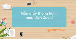 Công an đã khởi tố 1 vụ án liên quan lây lan dịch. Máº«u Giáº¥y Ä'i Ä'Æ°á»ng Thong Hanh Mua Dá»‹ch Covid Hoatieu Vn