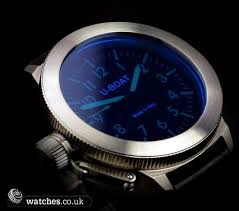 u boat nightvision watch ref 1092 shown with blue sapphire glass insert we buy and sell u boat watches contact us www wat pre owned watches boat watches