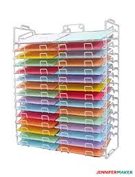 And if you need something to do with all that scrapbook paper, be sure to check out these 27 fun ways to use scrapbook paper. Craft Paper Storage Ideas The Best Organization Solutions Jennifer Maker