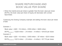 A market price per share of common stock is the amount of money investors are willing to pay for each share. Chapter 6 Dividends And Share Repurchases Basics Ppt Video Online Download
