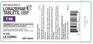 Lorazepam Tablets Usp Civ Rx Only