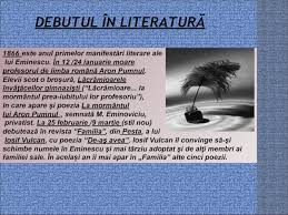 La mormântul lui aron pumnul. Mihai Eminescu Prezentare Prezentaciya Doklad
