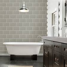 Maybe you would like to learn more about one of these? 2814 M1123 Neale Light Grey Subway Tile Wallpaper Wallpaper Boulevard