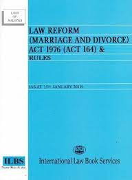 The new basis for divorce would be that the marriage itself under the proposed law, if both spouses agree that the marriage has broken down beyond repair, then the reasons for the breakdown become. Law Reform Marriage And Divorce Act 19