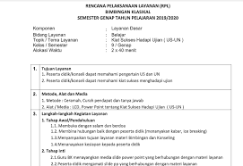 Contoh program bk di sd. Download Rpl Bk 1 Lembar Kelas 9 Smp Mts Semester 2 Lengkap Mariyadi Com