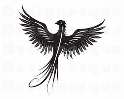 Phoenix Svg Phoenix Bird Svg Phoenix Clipart Phoenix Files Etsy Phoenix Vector Phoenix Bird Bird Silhouette